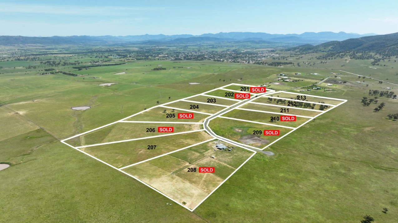 Bakewell Heights Estate - Scone Aerial