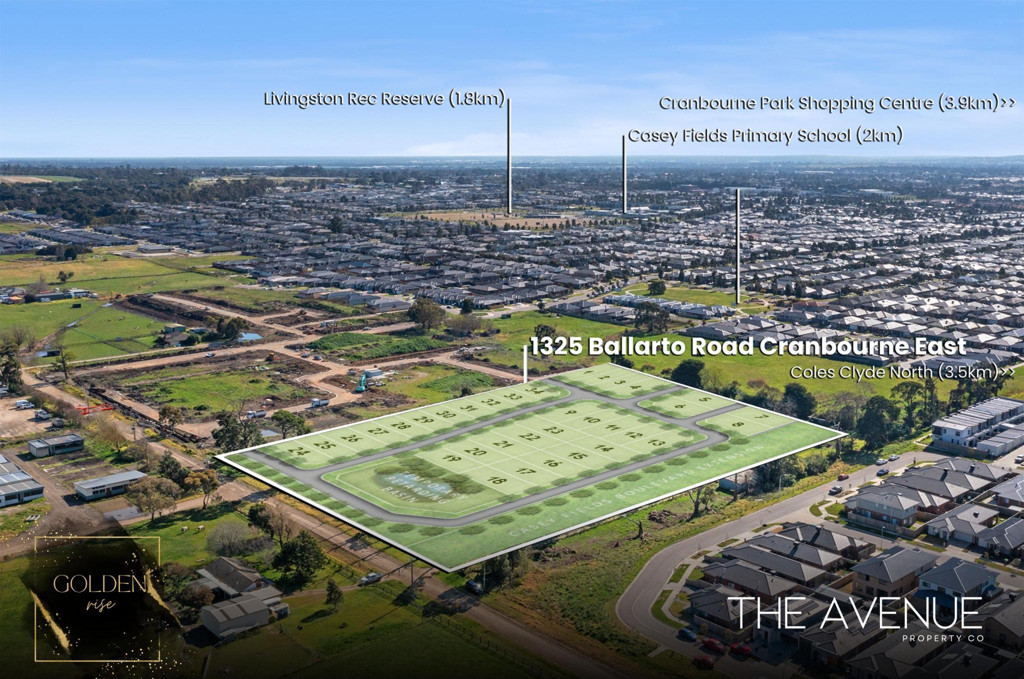 Ballarto Place Estate - Cranbourne East Location Map