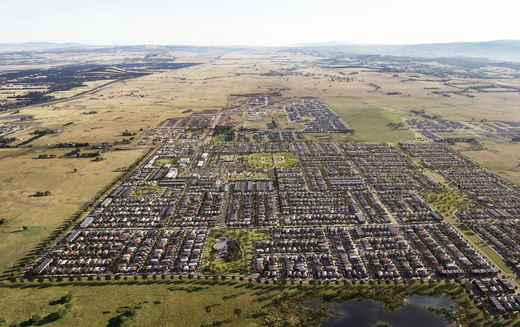 Balmain Estate - Donnybrook Aerial