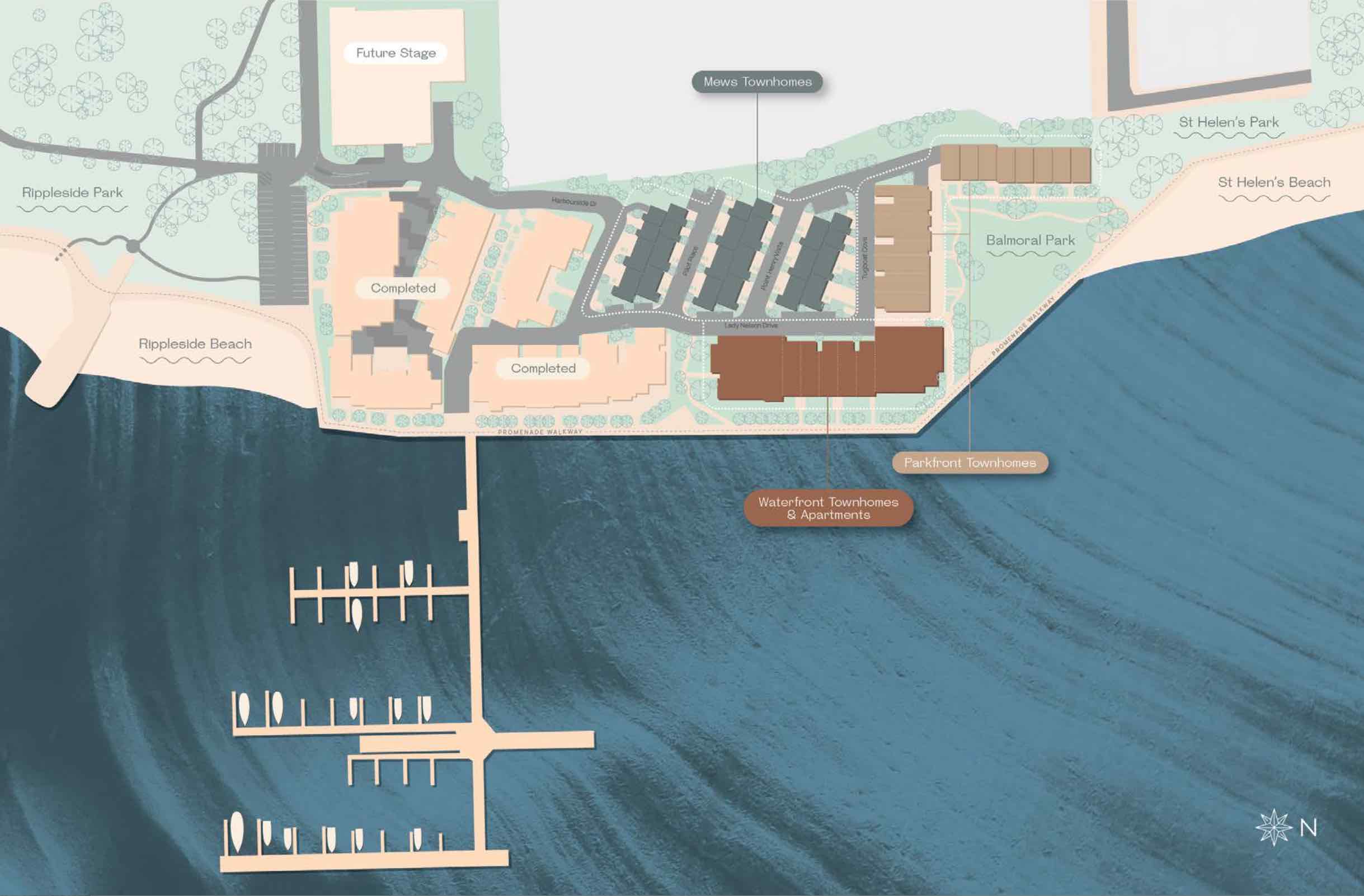 Balmoral Quay Estate - Rippleside Masterplan