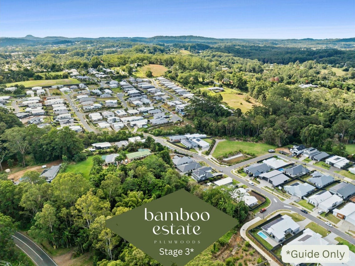 Bamboo Estate - Palmwoods Aerial
