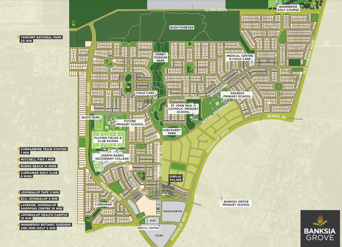 Banksia Grove Estate - Banksia Grove Masterplan