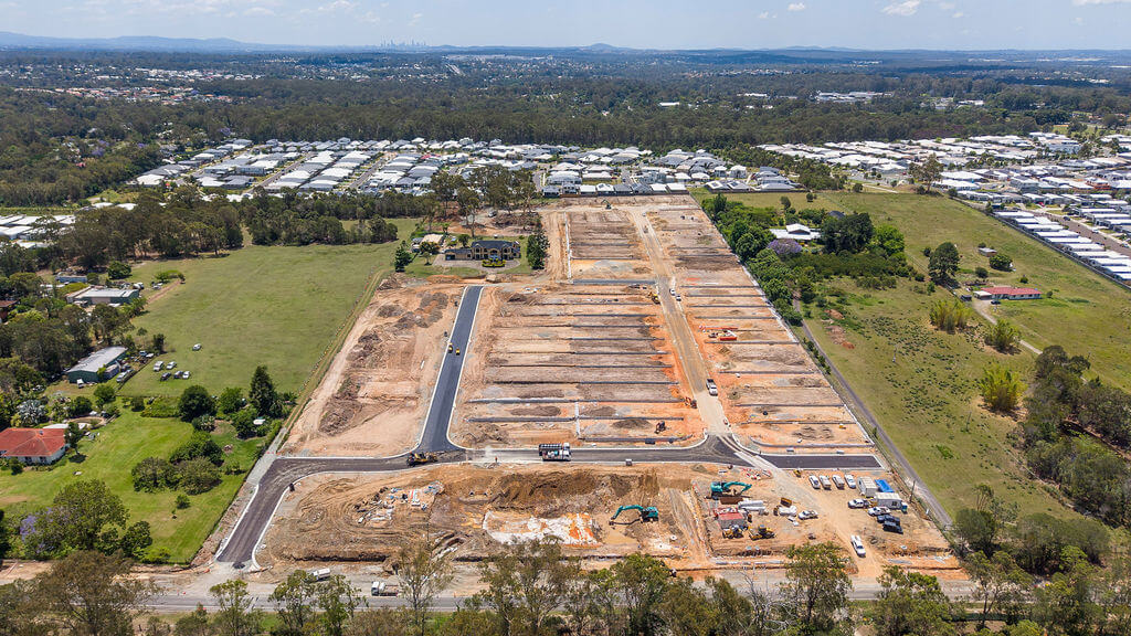 Banksia Rise Estate - Greenbank Aerial