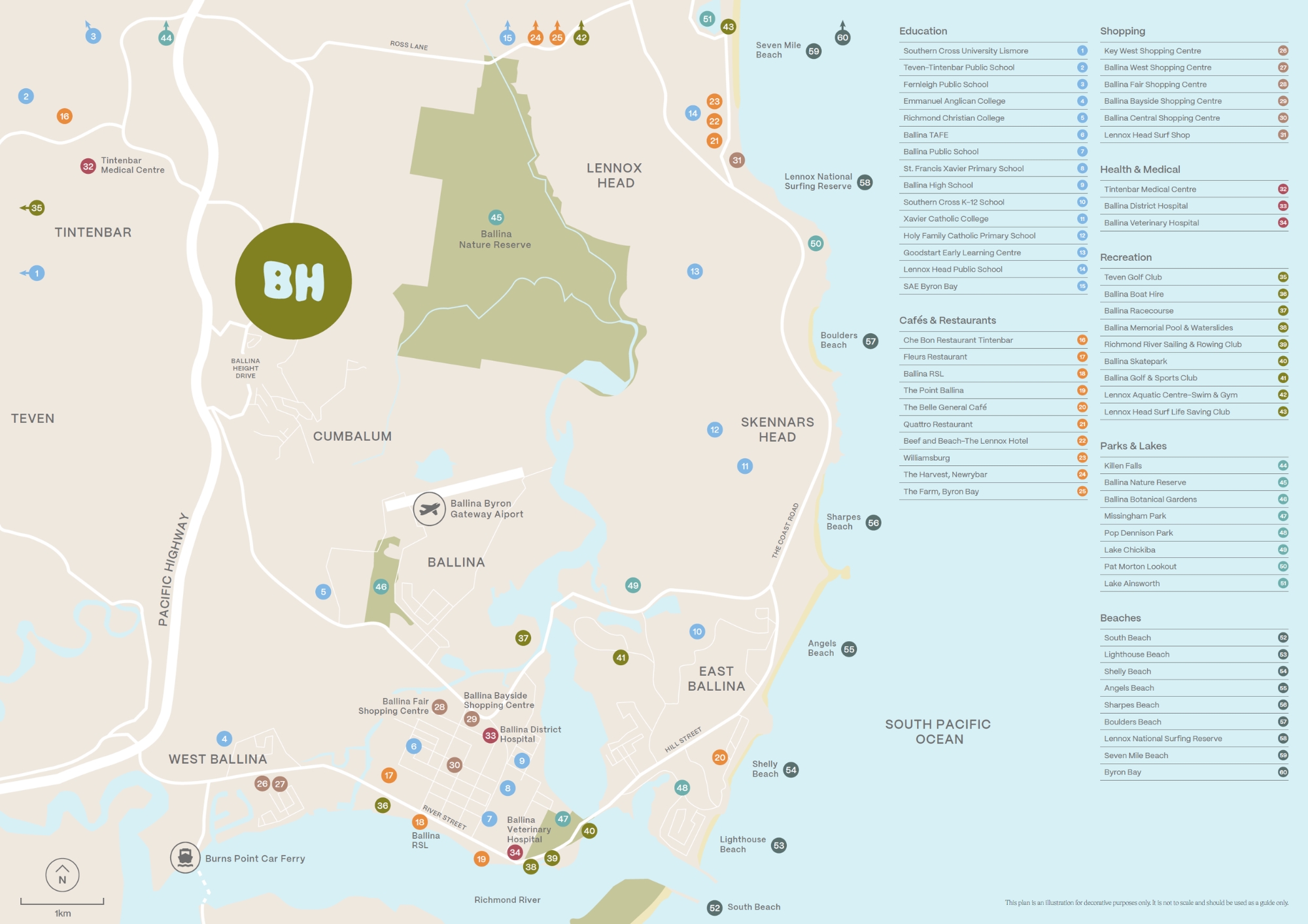 Banyan Hill Estate - Cumbalum Location Map