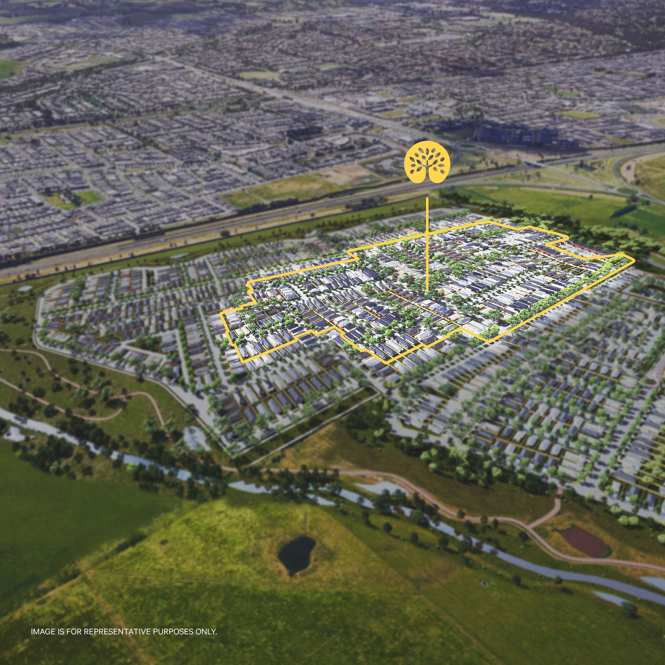 Banyan Place Estate - Officer Aerial
