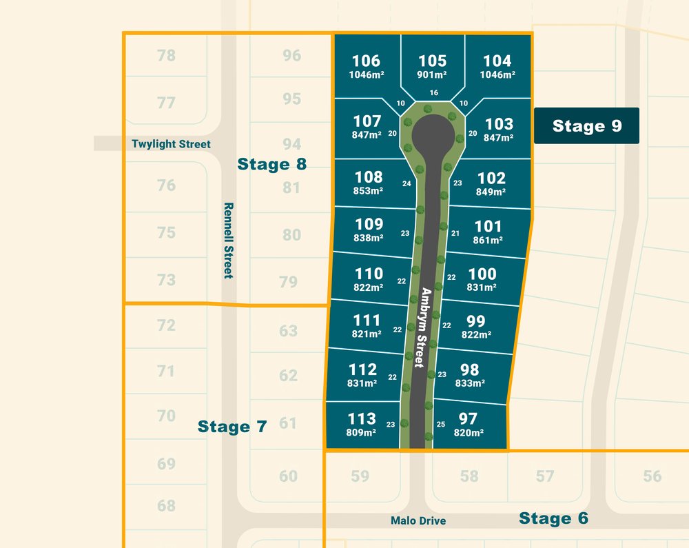 Bargara Rise Estate - Bargara Release Map
