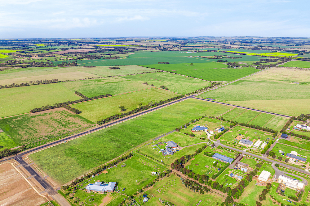 Barrabool Views Estate - Inverleigh Aerial