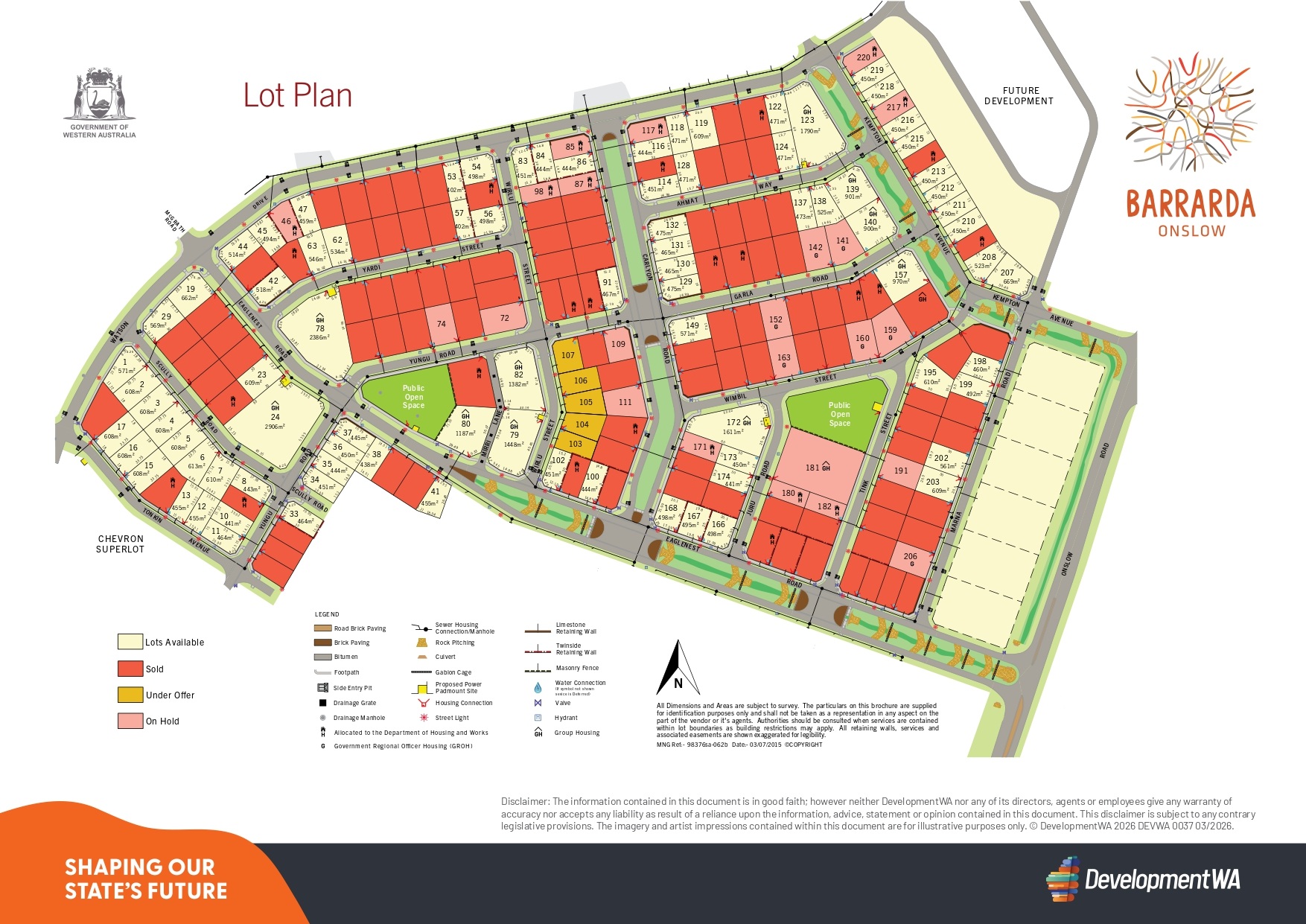 Barrarda Estate - Onslow Masterplan