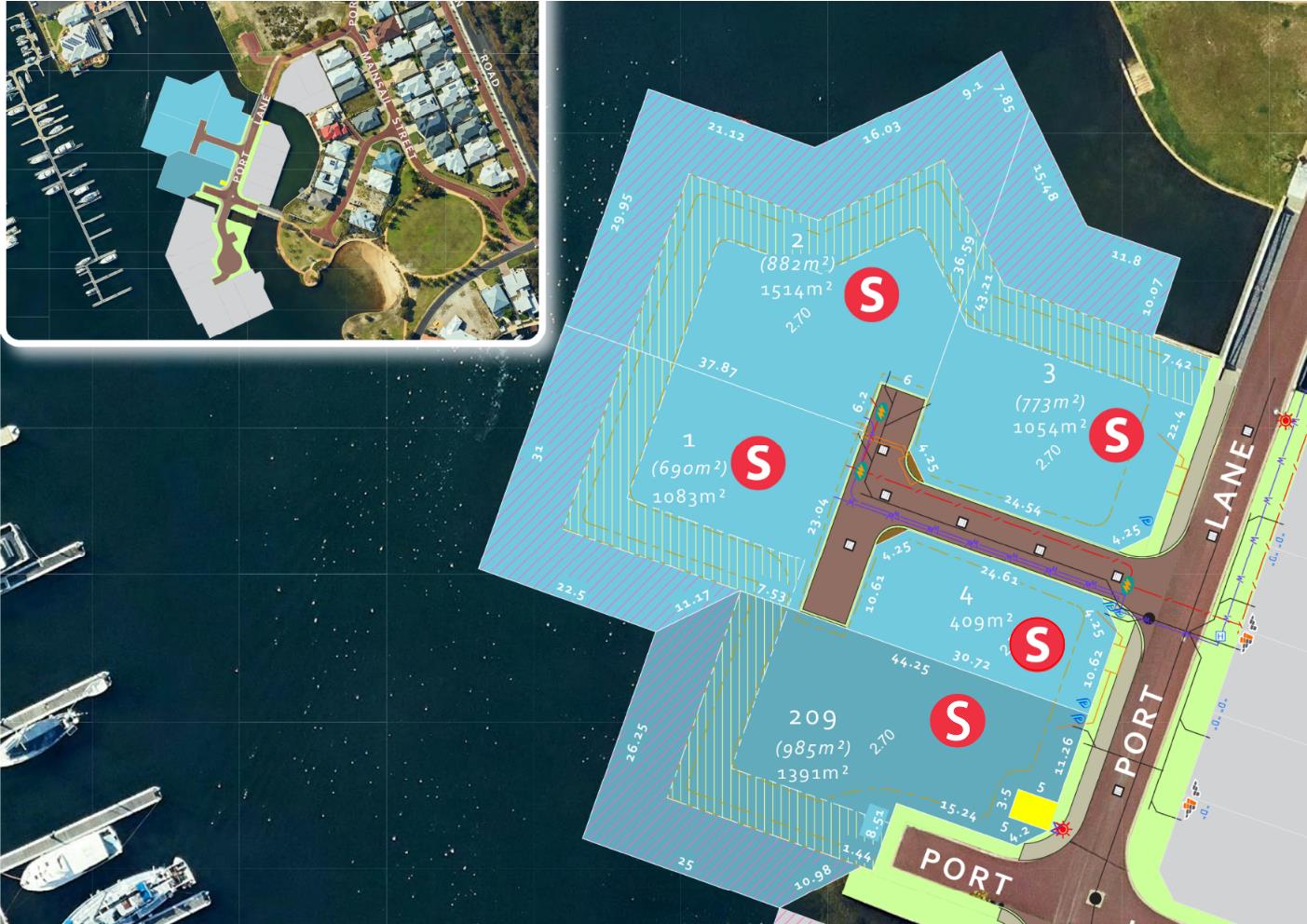 Baudin Cove Estate - Geographe Release Map