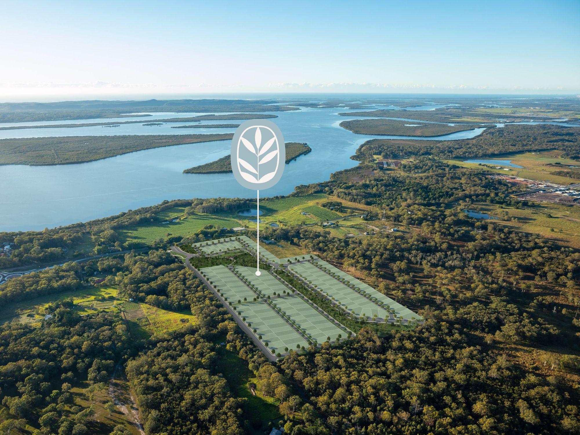 Baya Estate - Redland Bay Aerial