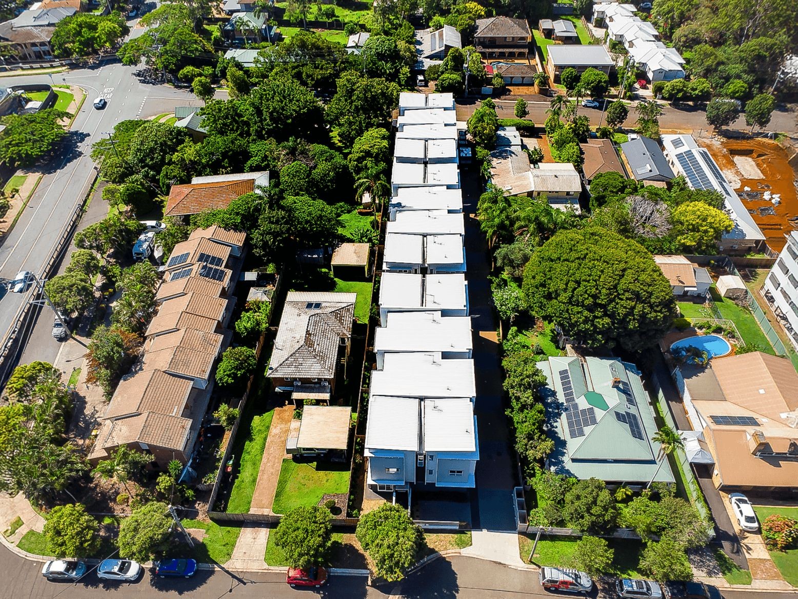 Bayside Collection Townhomes - Wellington Point Aerial