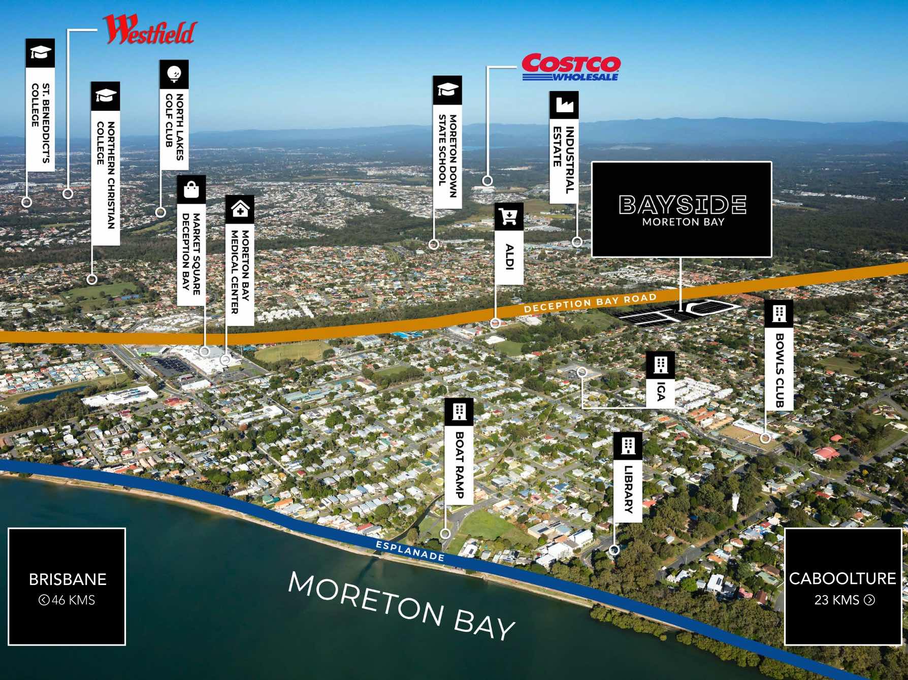 Bayside Estate - Deception Bay Aerial