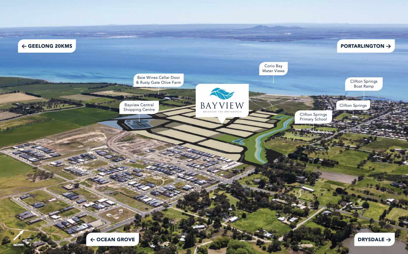 Bayview Curlewis Aerial