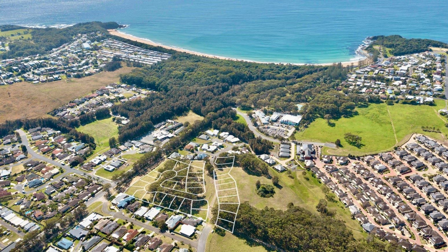 Beach Haven Estate - Black Head Aerial