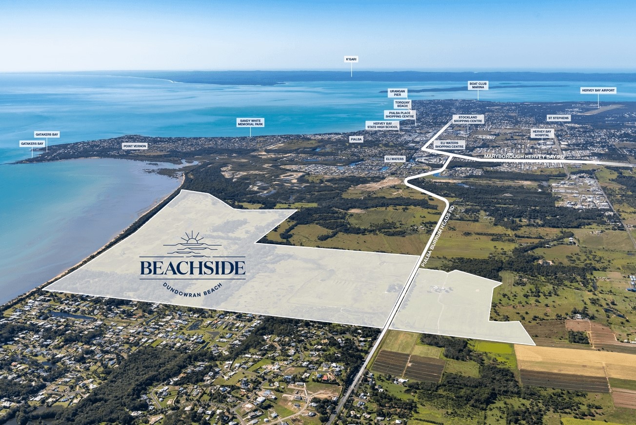 Beachside - Dundowran Beach Aerial