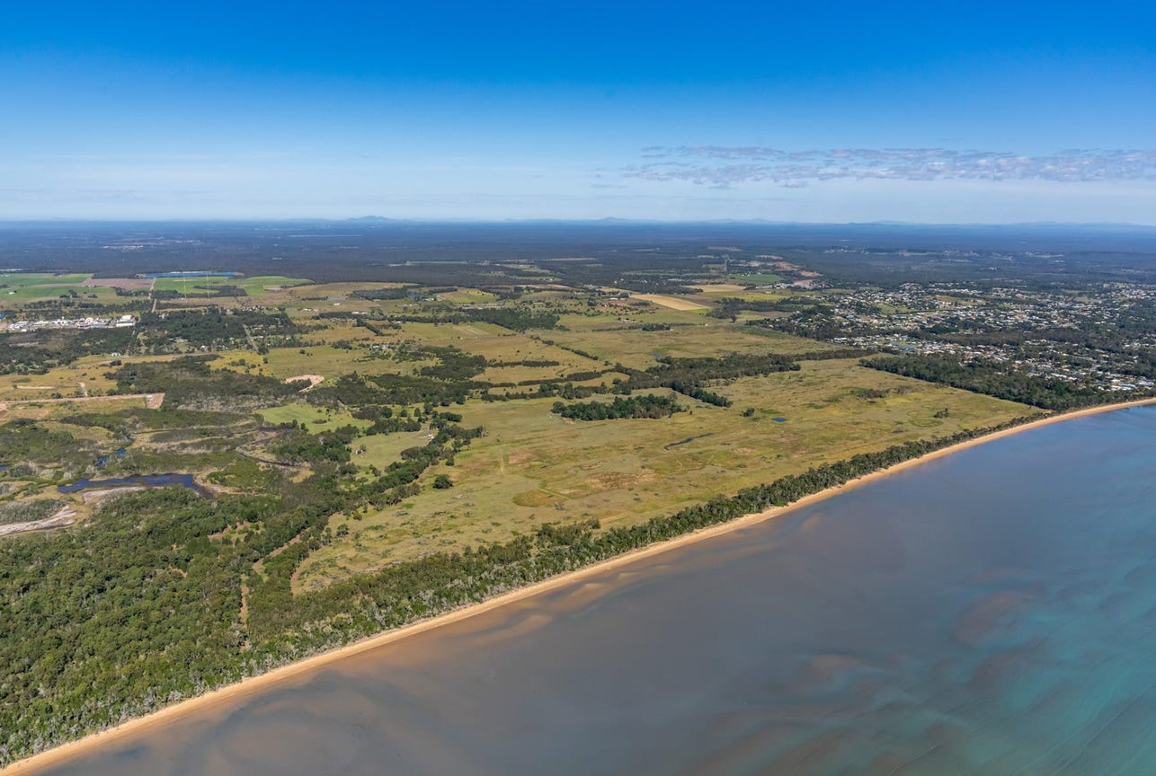 Beachside - Dundowran Beach Aerial