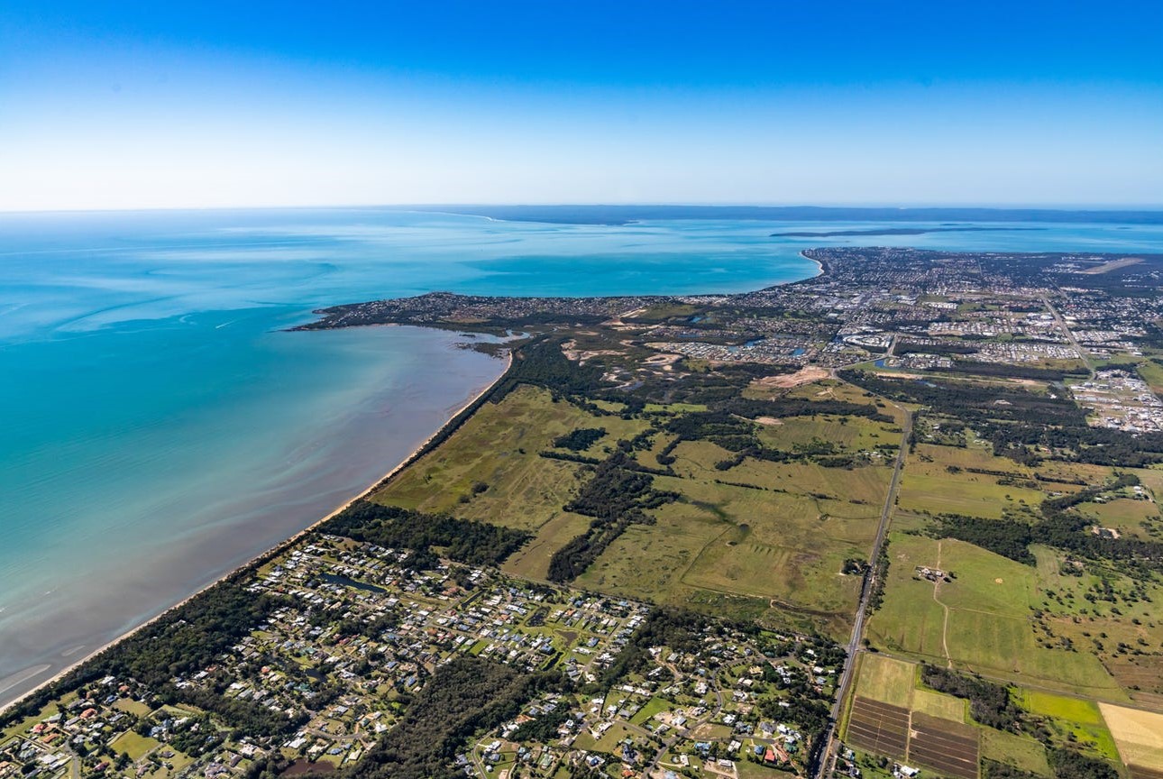 Beachside - Dundowran Beach Aerial
