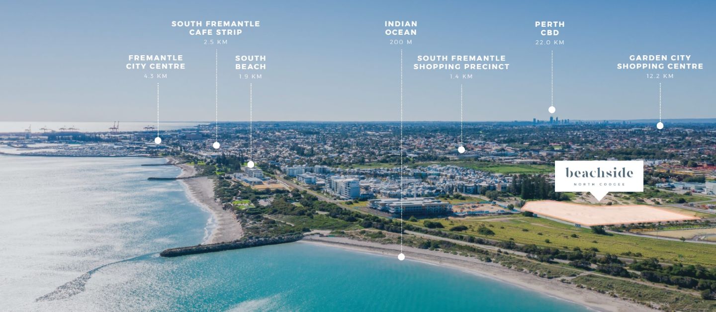 Beachside North Coogee Estate - North Coogee Aerial