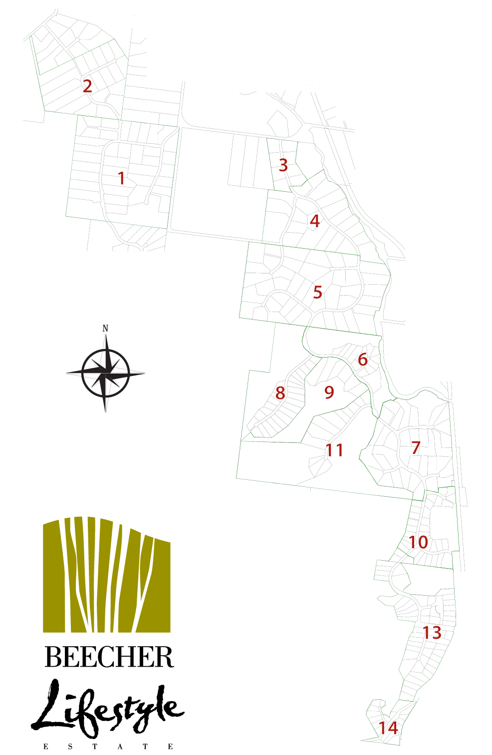 Beecher Estates Beecher Gladstone - Master Plan Masterplan