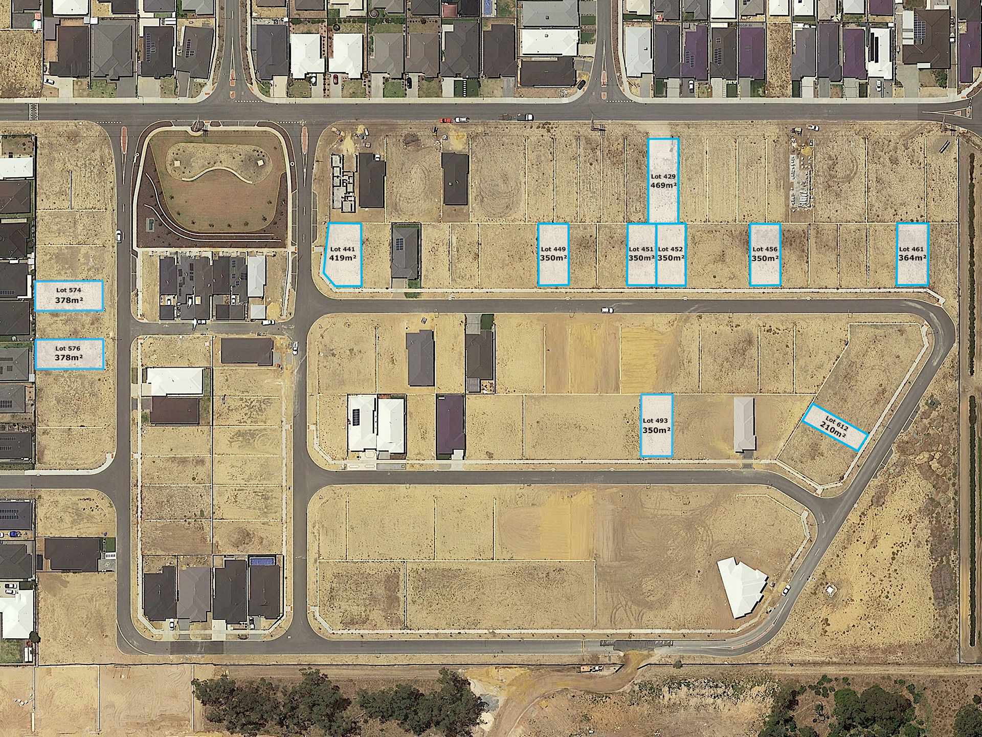 Beeliar Gardens Estate - Beeliar Aerial
