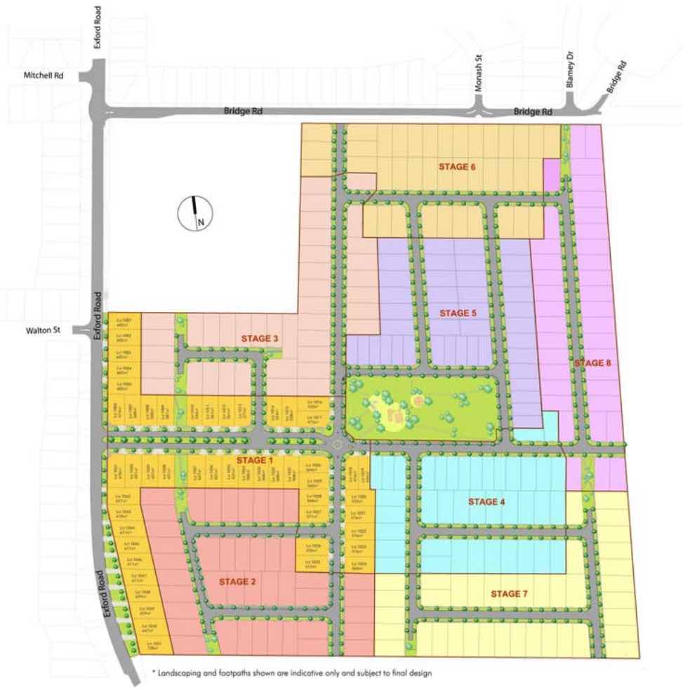 Belle Gardens Estate - Melton South Masterplan