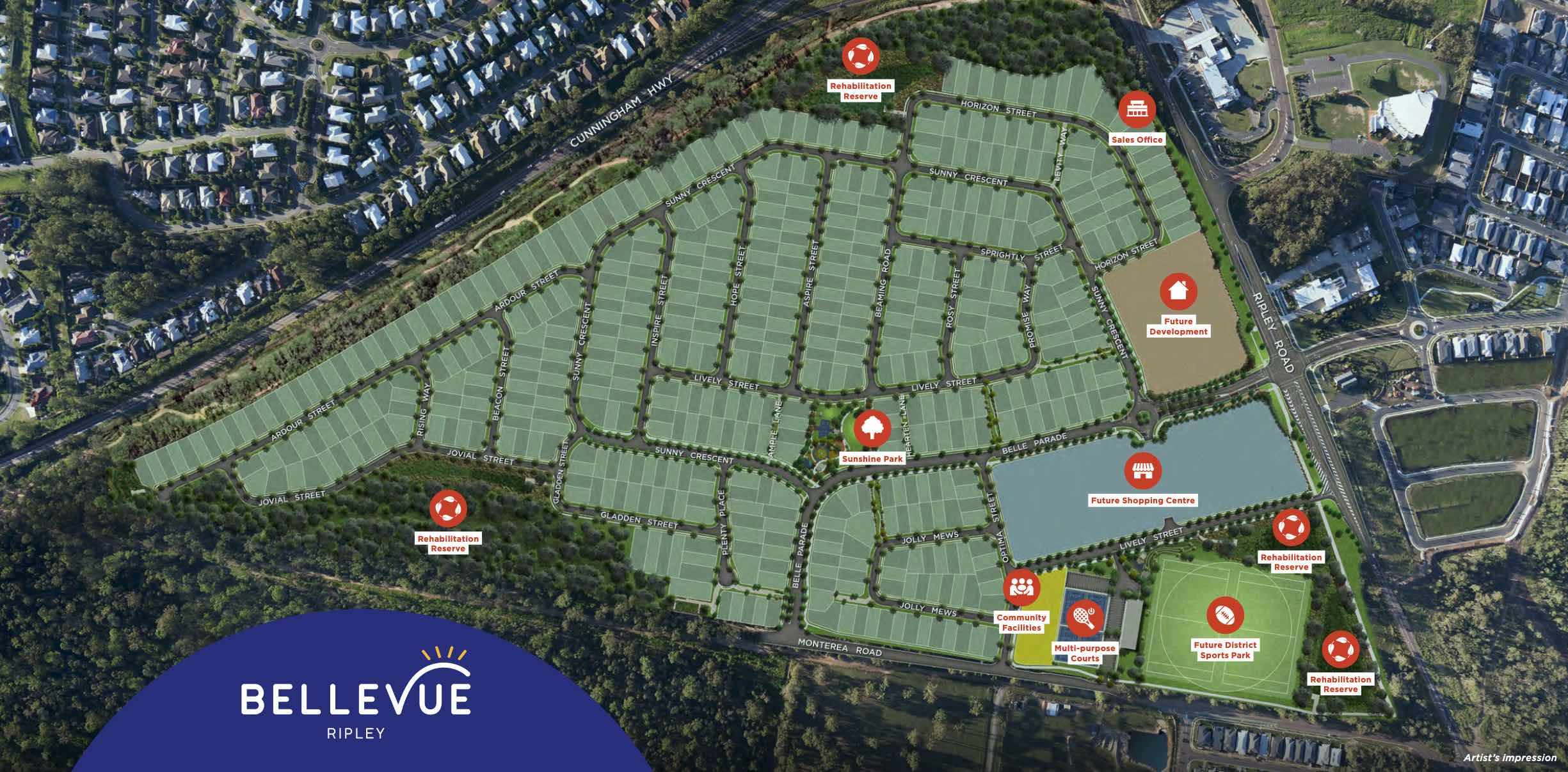 Bellevue Estate - Ripley Masterplan