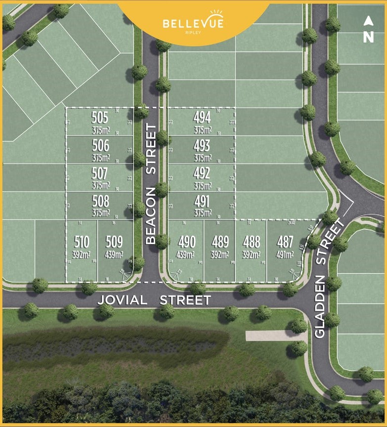 Bellevue Estate - Ripley Release Map