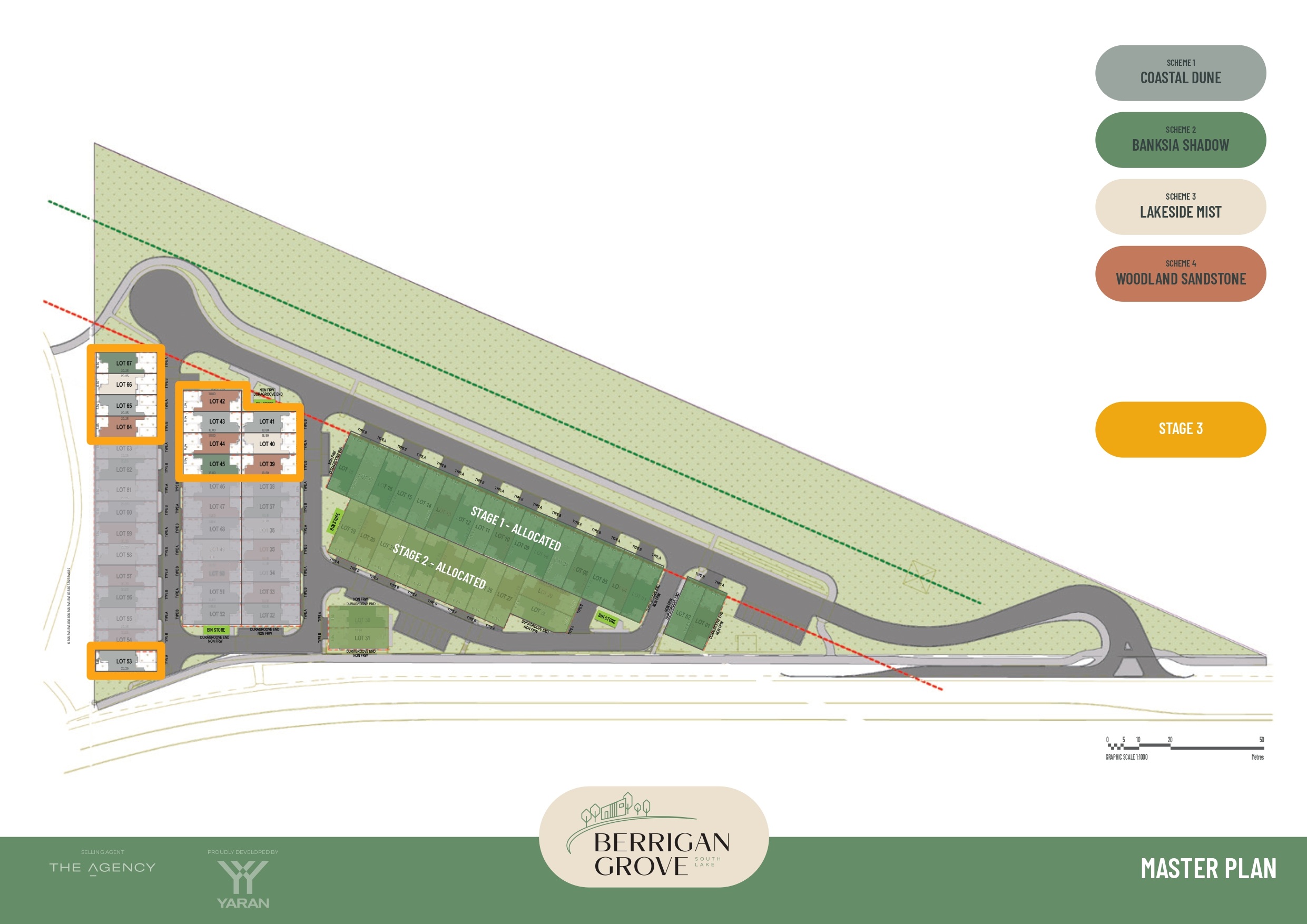 Berrigan Grove Estate - South Lake Masterplan