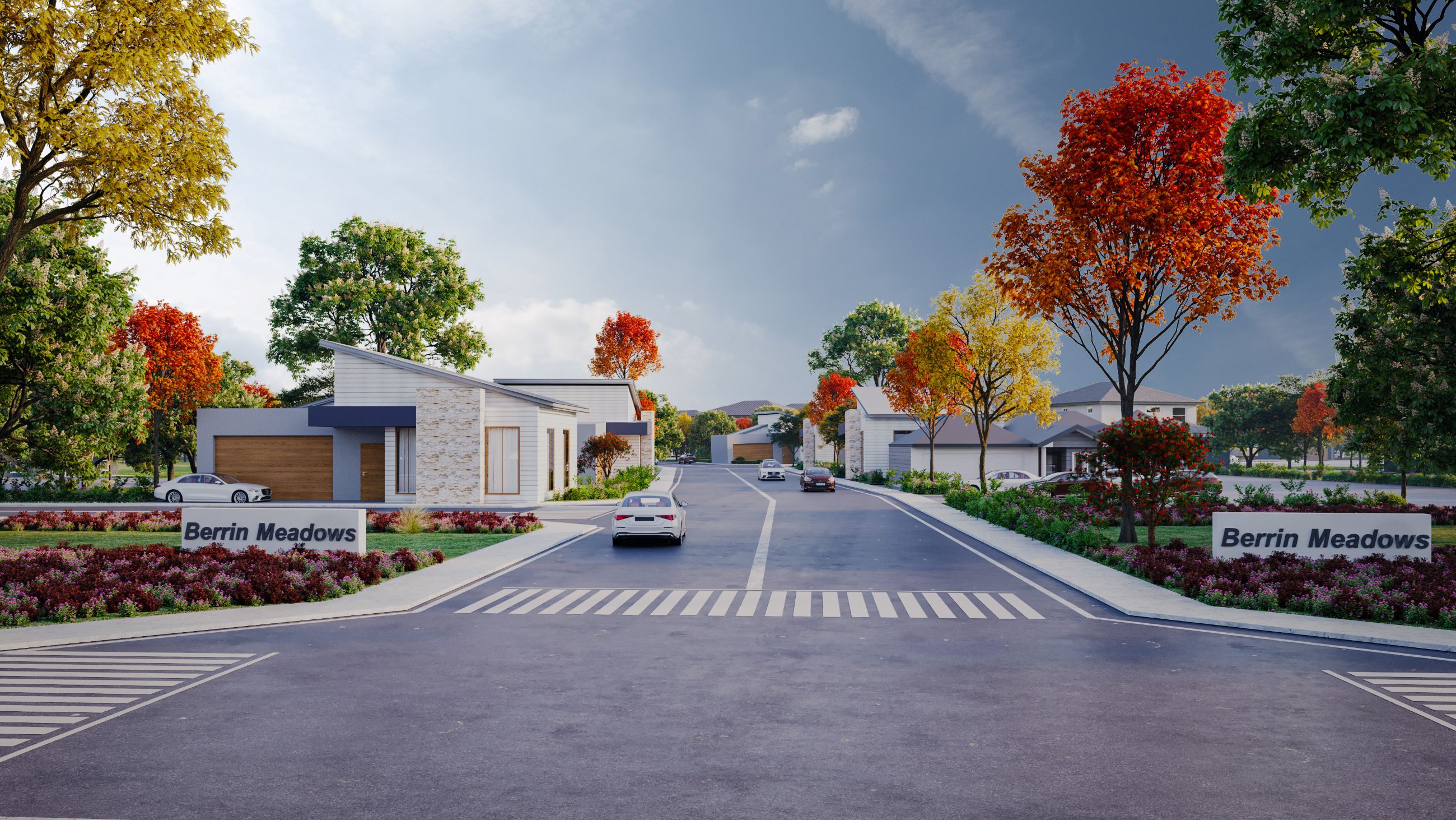 Berrin Meadows Estate - Mount Gambi Render