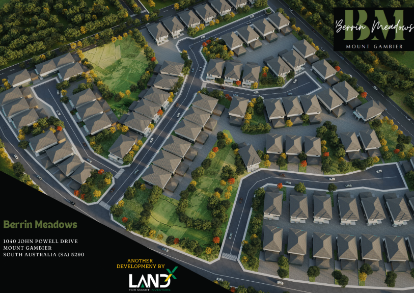 Berrin Meadows Estate - Mount Gambi Render