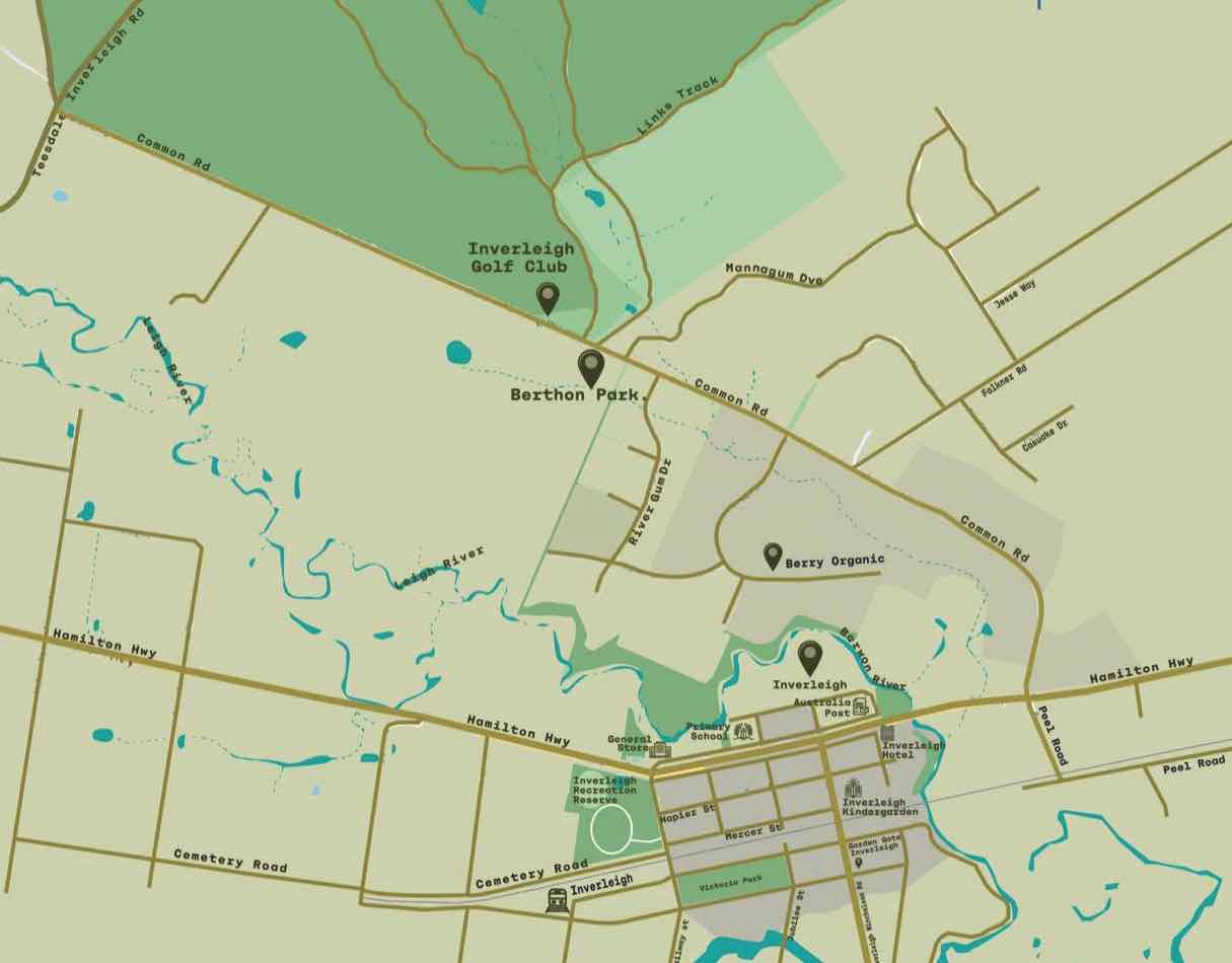 Berthon Park Inverleigh Location m Location Map