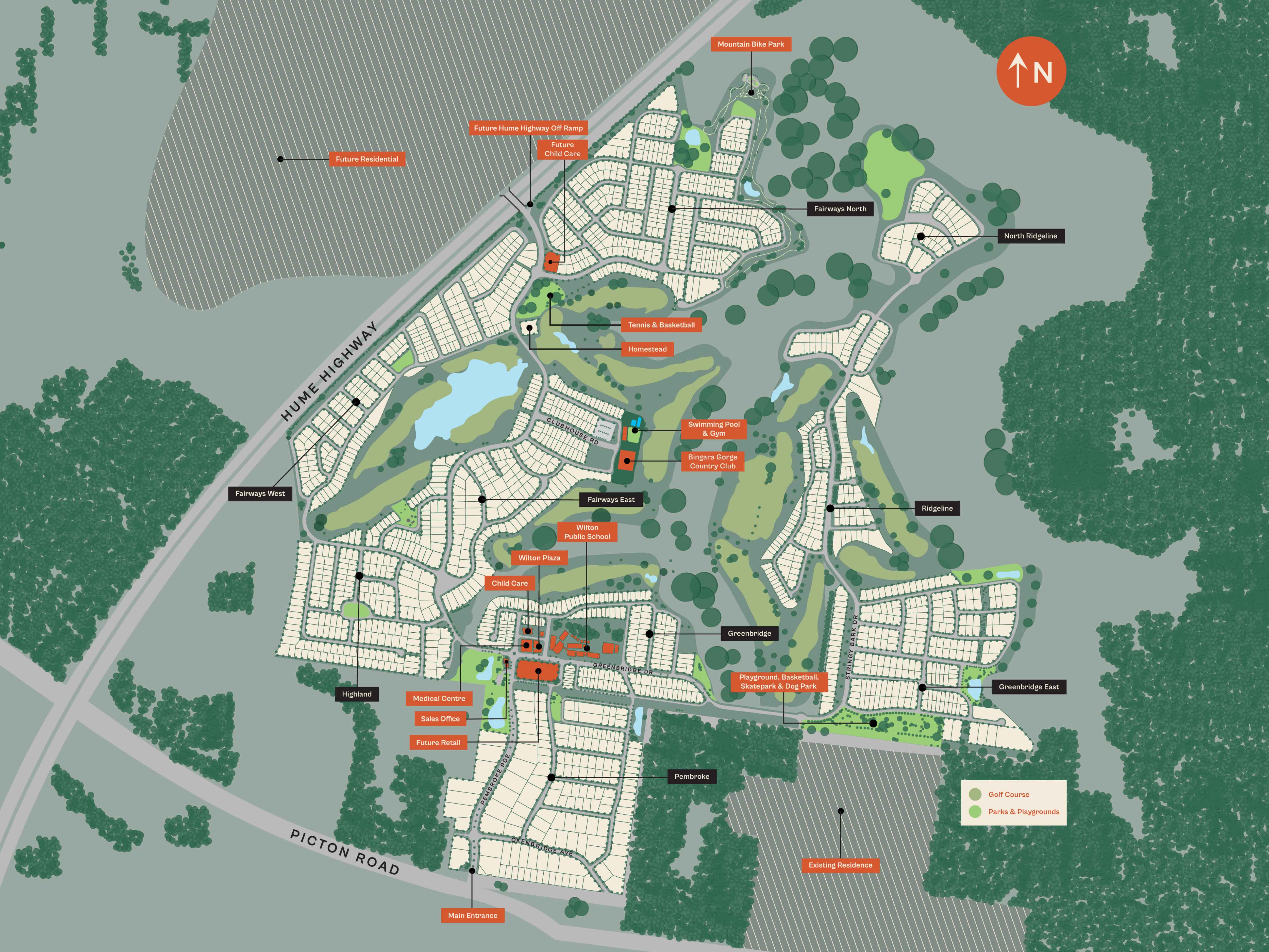 Bingara Gorge Estate - Wilton Masterplan