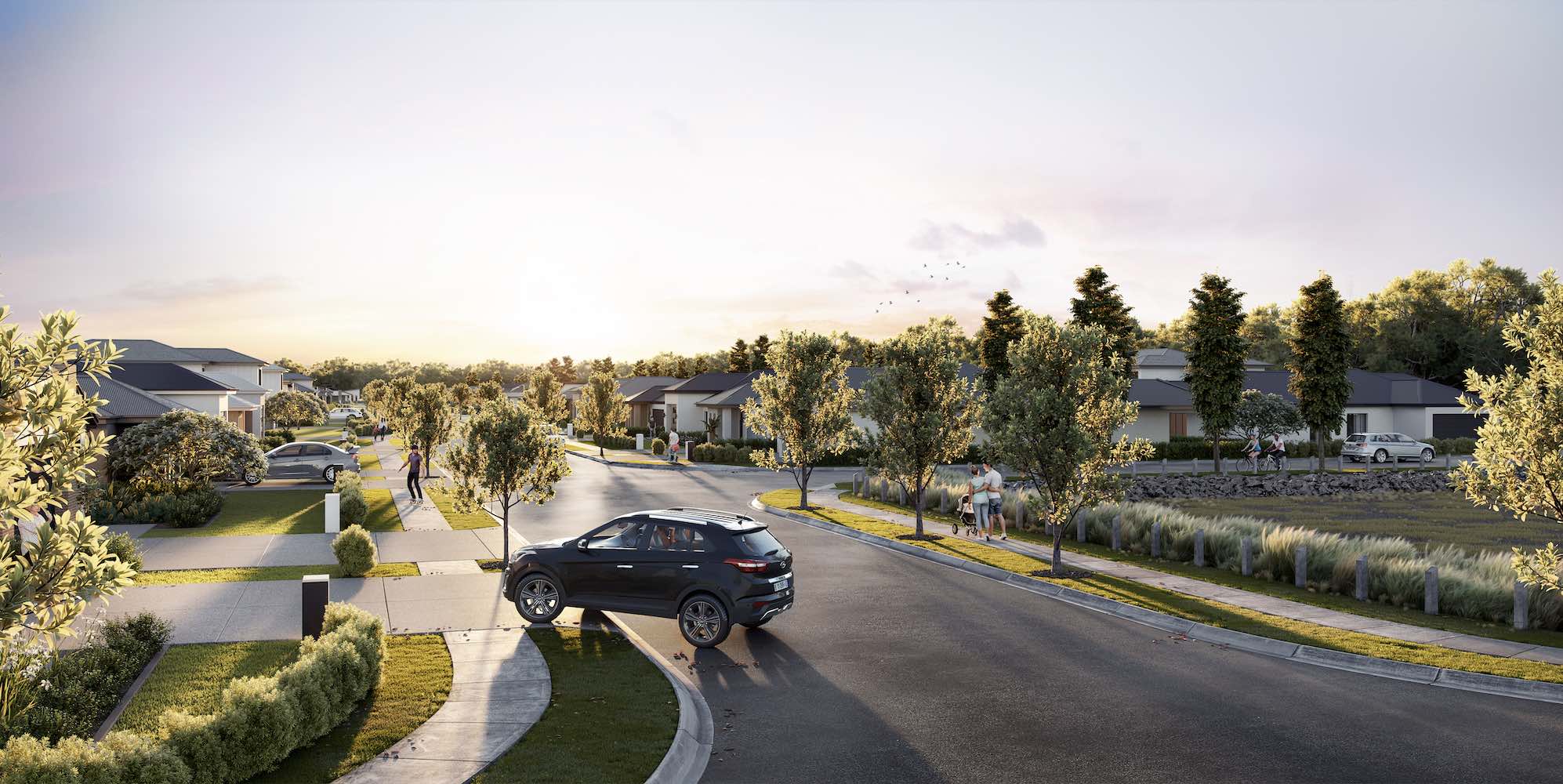 Birchwood Estate - Park Ridge Streetscape