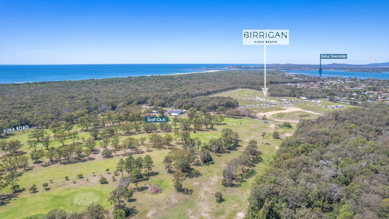 Birrigan Iluka Beach Estate - Iluka Aerial