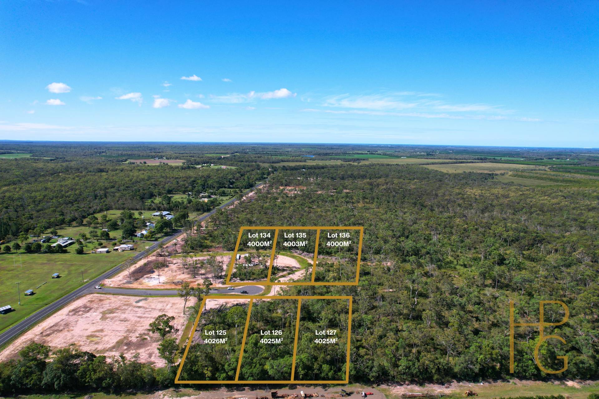 Golden Acres Estate - South Kolan Aerial