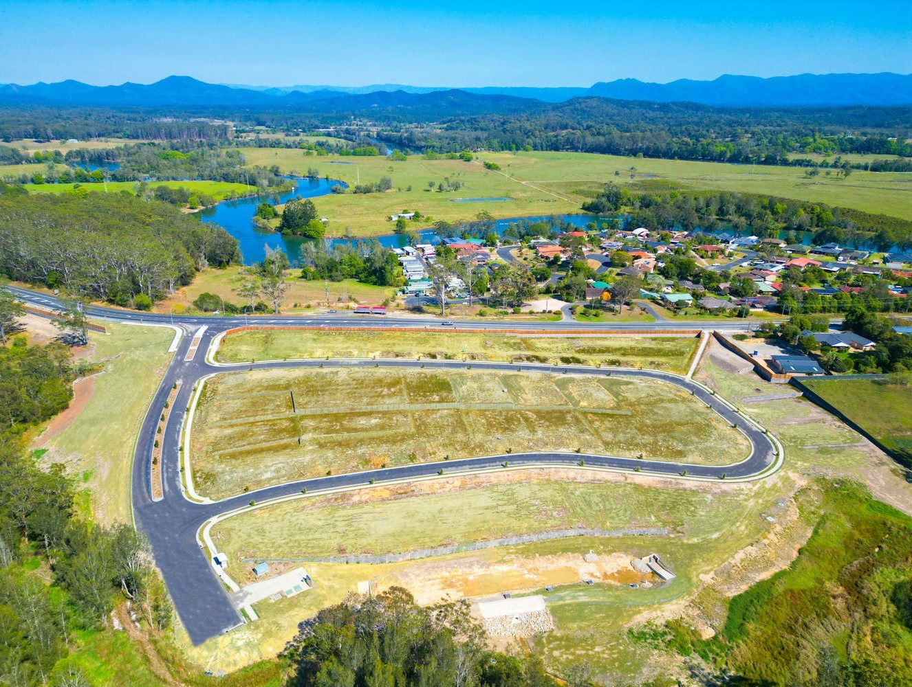Black Wattle Estate - Urunga Aerial