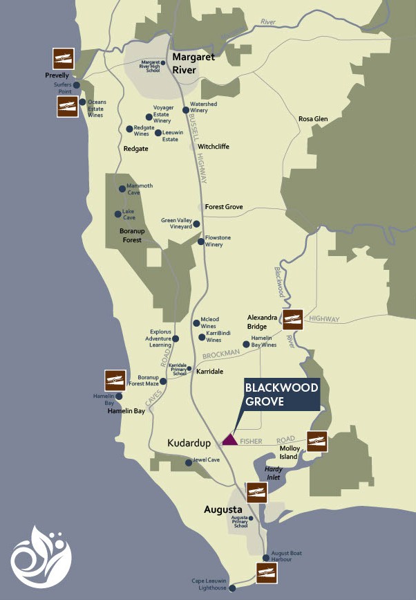 Blackwood Grove Estate - Kudardu Location Map