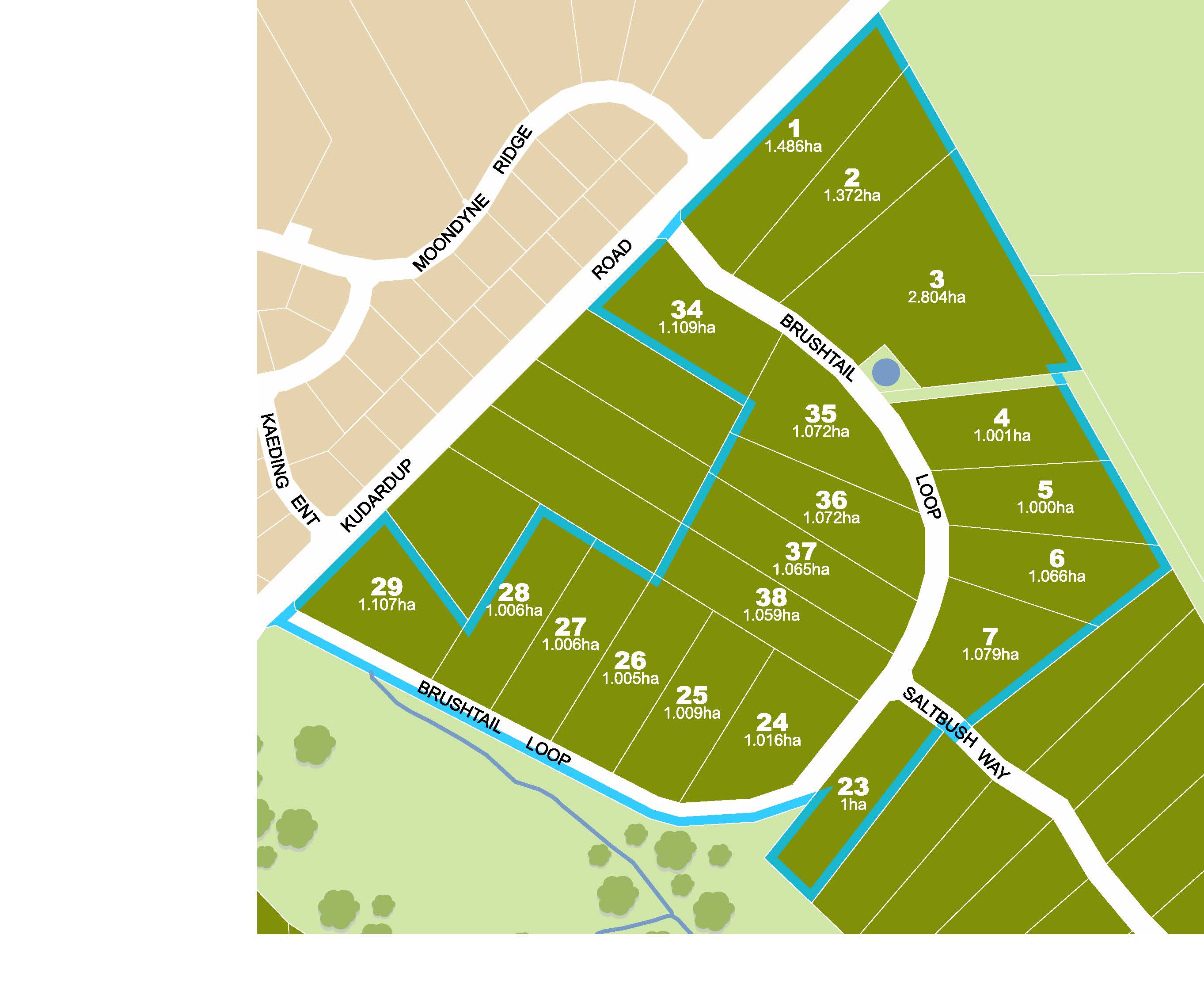 Blackwood Grove Estate - Kudardup Masterplan