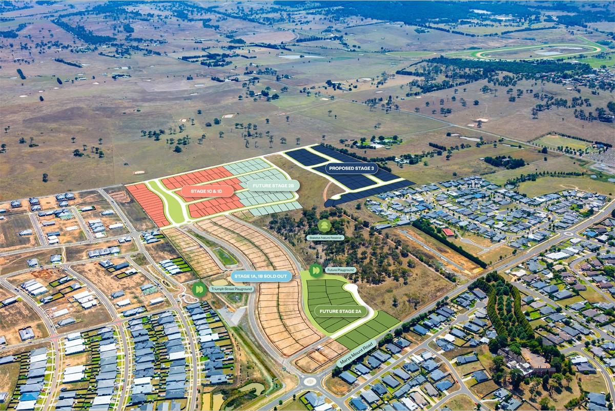 Blakelys Run Estate - Goulburn Aerial