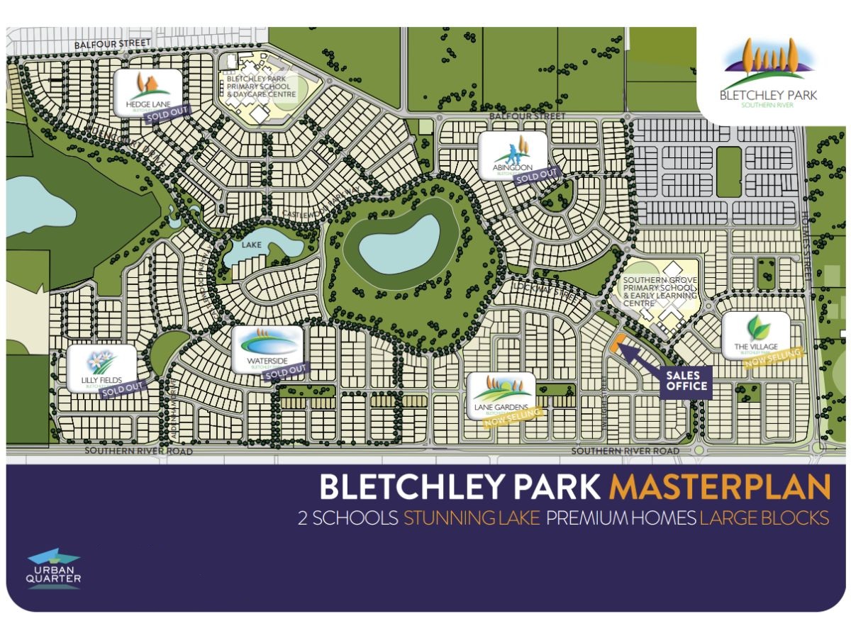 Bletchley Park Private Estate - Southern River Masterplan