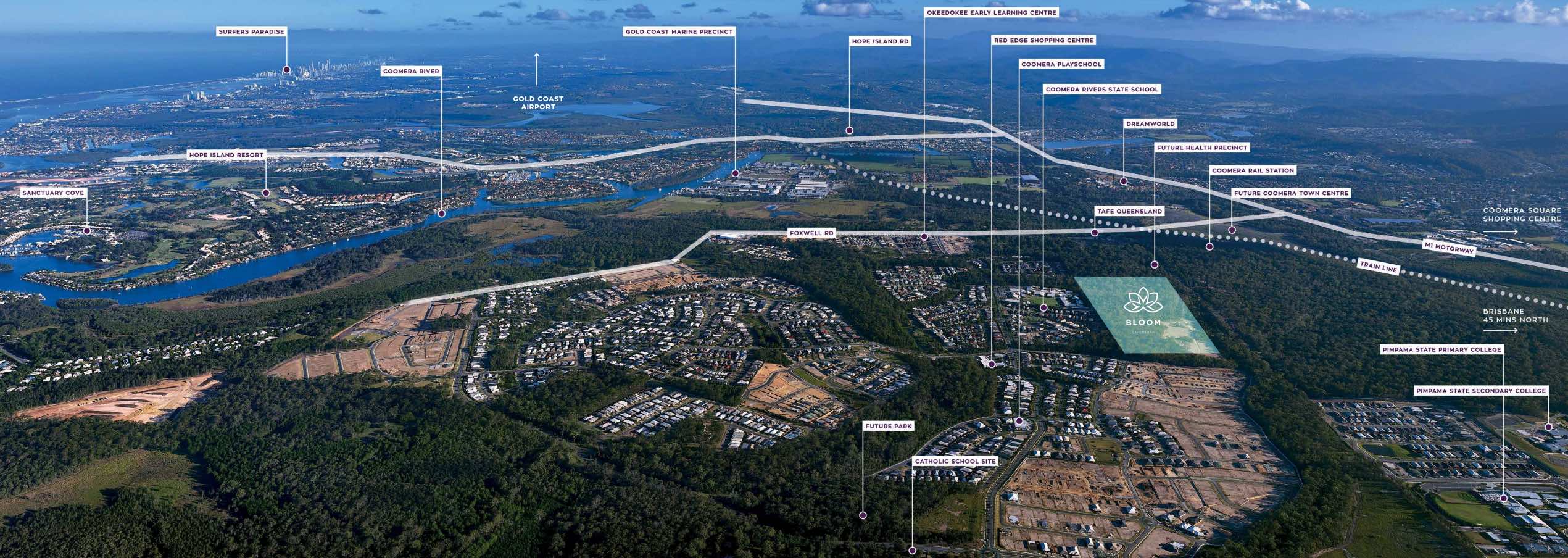 Bloom Estate - Coomera Aerial_0