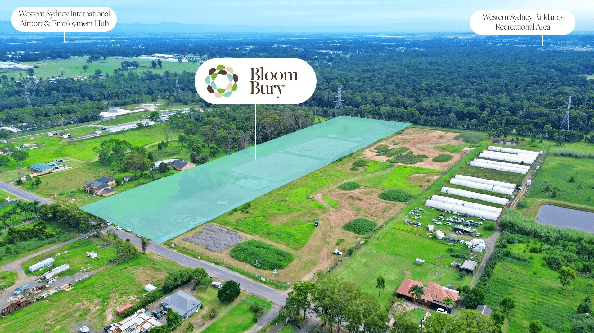 BloomBury Estate - Austral Aerial