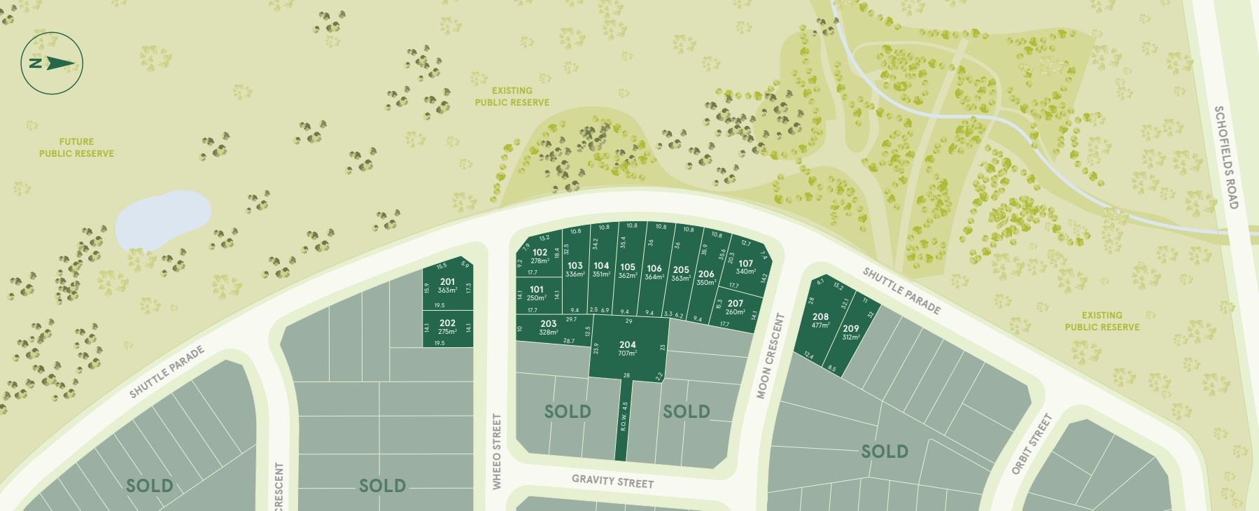 Blue Moon Estate - Schofields Stage Plan