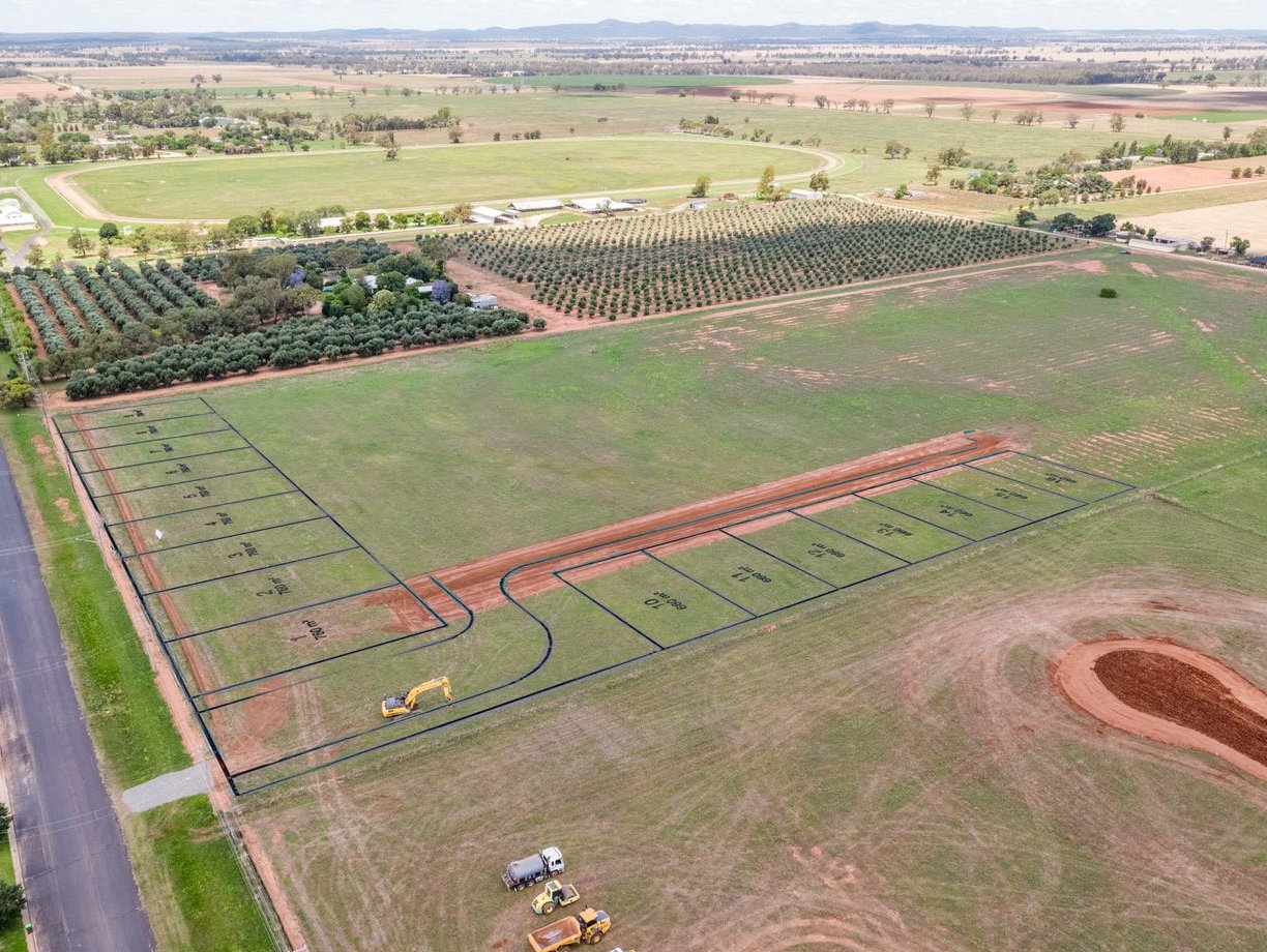 Blue Wren Estate - Narromine Aerial