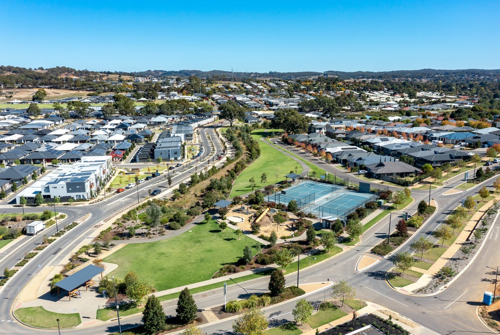 Bluestone Estate - Mount Barker Aerial