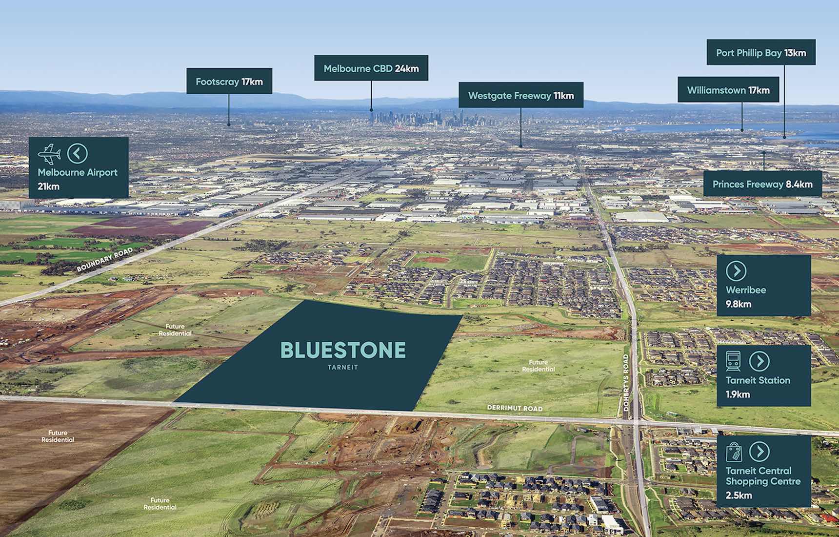 Bluestone Estate - Tarneit Aerial