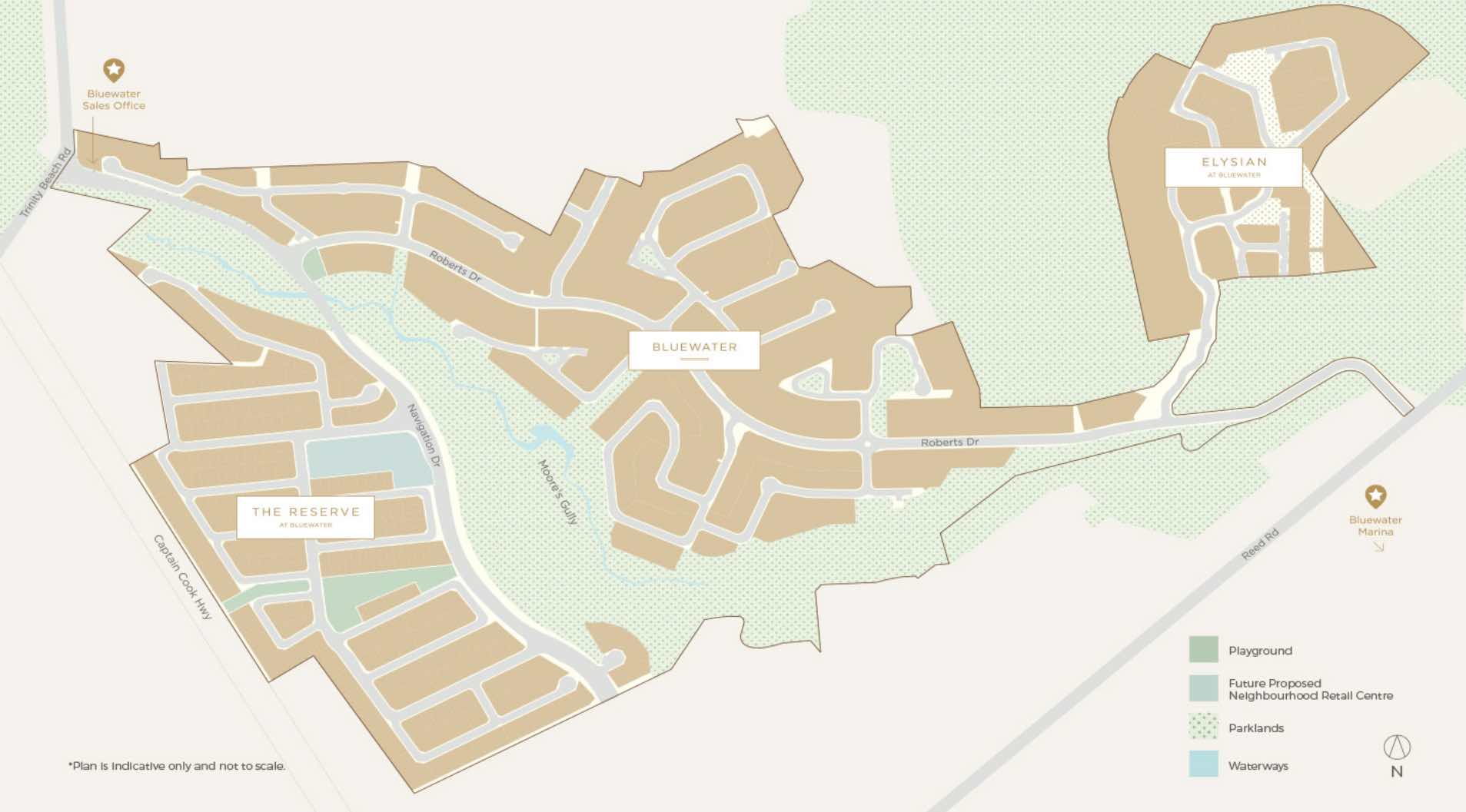 Bluewater Estate - Trinity Beach Masterplan