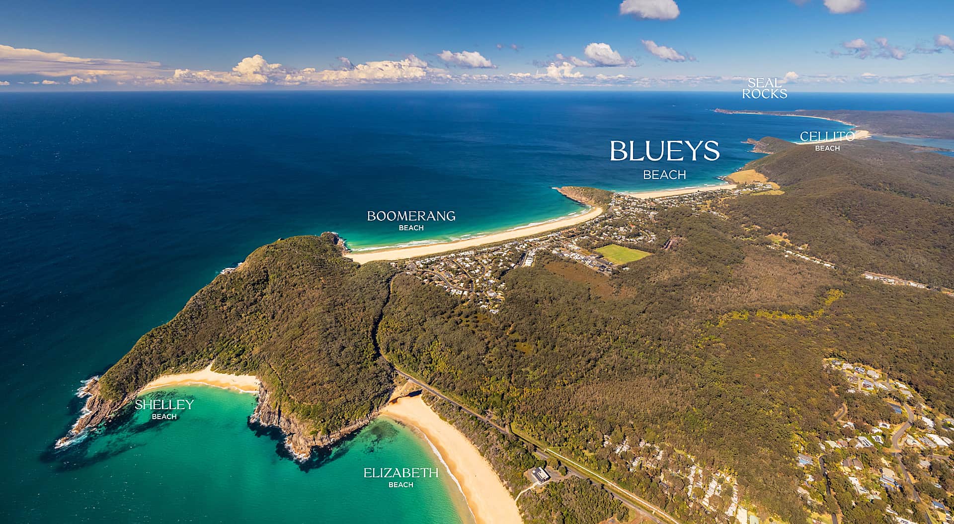 Blueys Beach Estate - Blueys Beach Aerial