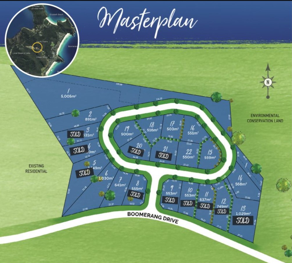 Blueys Ridge Estate - Blueys Beach Mastewr Plan