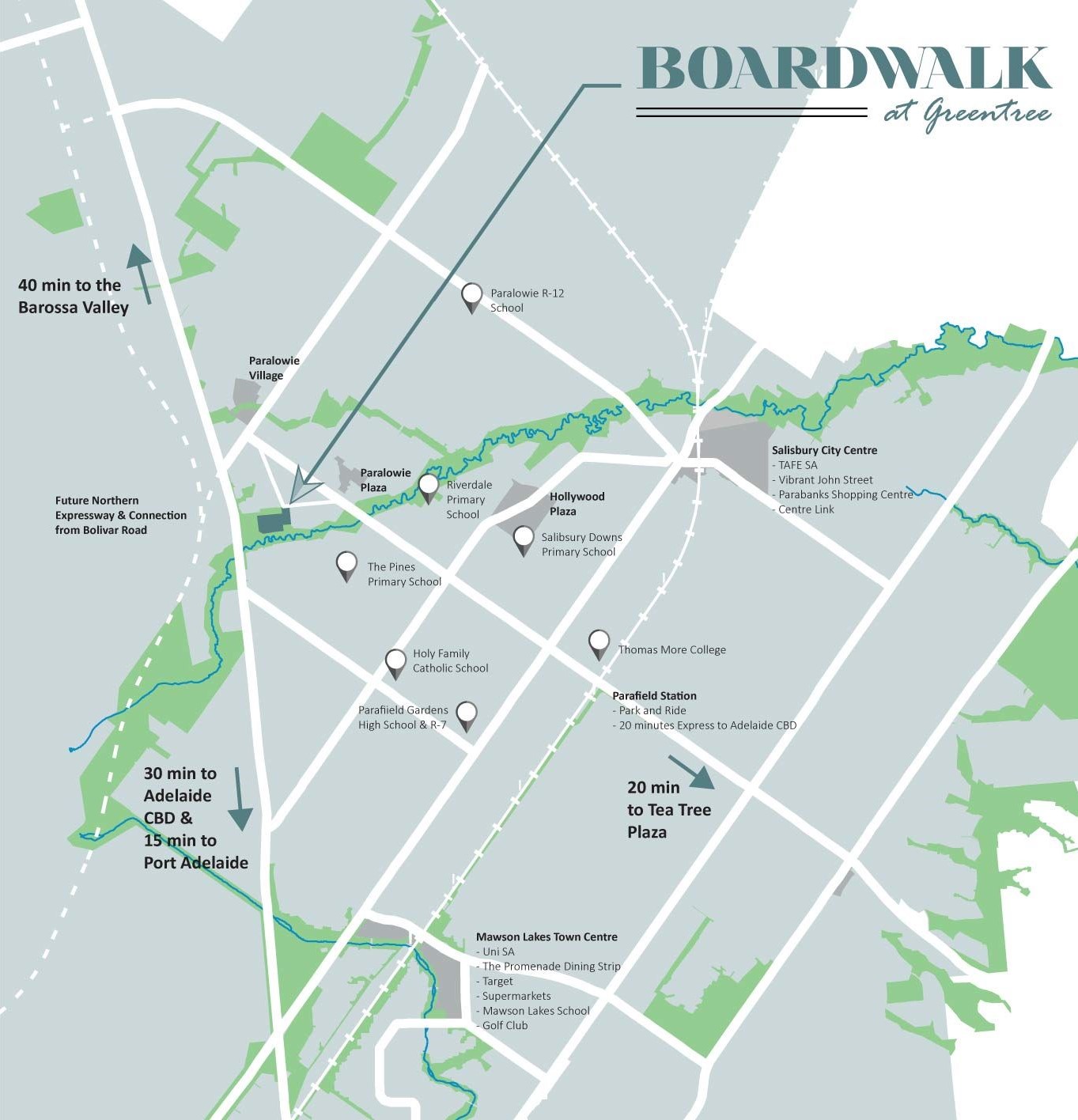 Boardwalk at Greentree Estate - Boardwalk Drive, Paralowie SA 5108